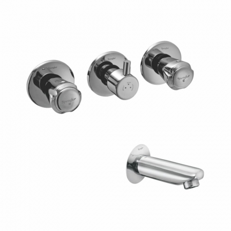 Concealed Wall Mixer, One Piece