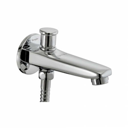 Wall Spout with Button Attachment