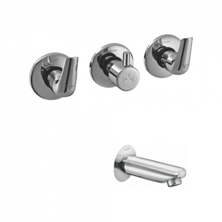 Concealed Wall Mixer, One Piece