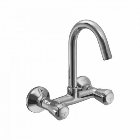 Two Hole Sink Mixer Wall Mounted