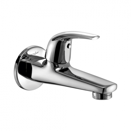 Bib Cock Long Body with Wall Flange