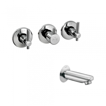 Concealed Wall Mixer, One Piece